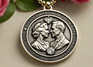 Célébrez 60 ans d’amour avec la médaille de noces de diamant